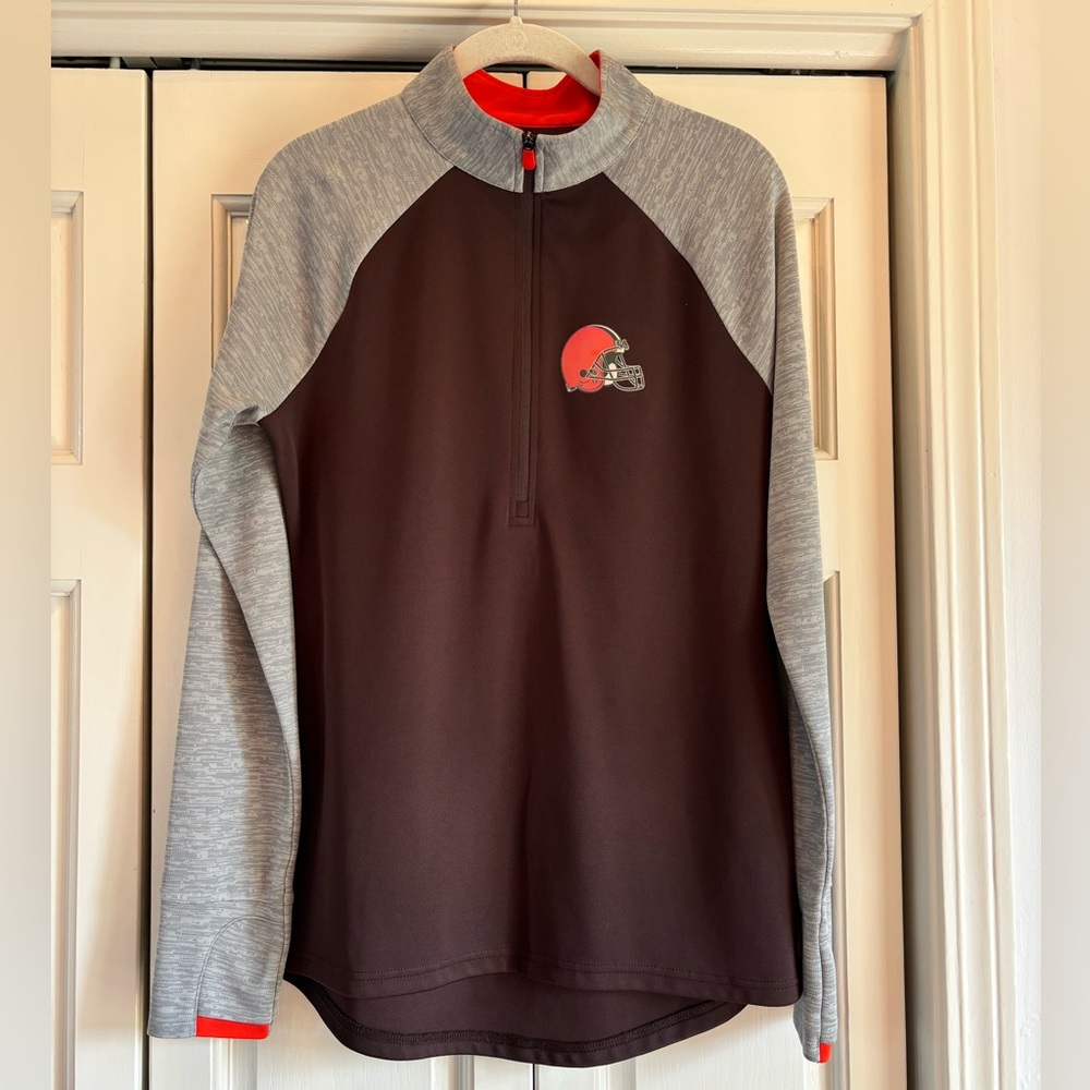 Majestic, Cleveland Browns 1/4 pullover, Cool Base, M